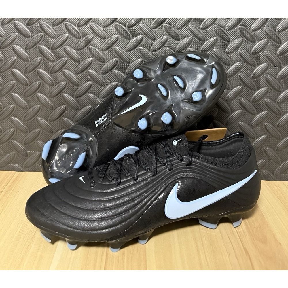 Nike Tiempo Maestro Elite FG 'Black Ice Blue' Soccer HQ3157-040 Mens Size 7